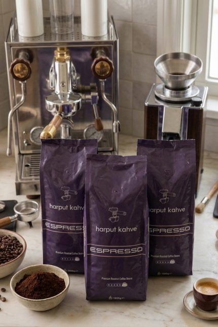 Espresso Kahve Çekirdekleri Premium Roasted 1000g - Görsel 3