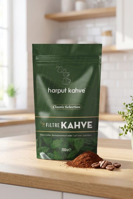 Harput Kahve Filtre Kahve 200 gr Öğütülmüş Classic Selection French Press Uyumlu Filter Coffee - Görsel 2