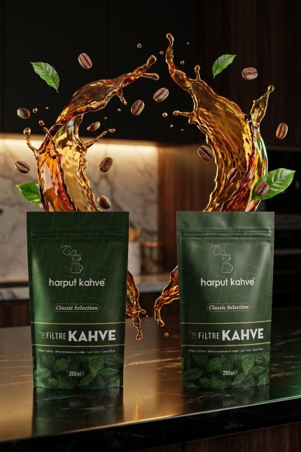 Harput Kahve Filtre Kahve 200 gr 2'li Paket Toplam 400 gr Öğütülmüş French Press Uyumlu - Görsel 4