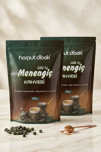 Sütlü Menengiç Kahvesi 500 gr 2'li Paket Çedene Kahvesi Toplam 1 kg Toz Kahve