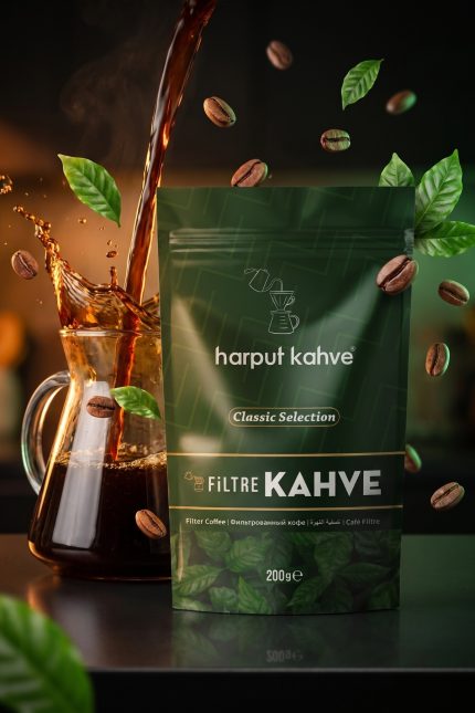 Harput Kahve Filtre Kahve 200 gr Öğütülmüş Classic Selection French Press Uyumlu Filter Coffee - Görsel 4