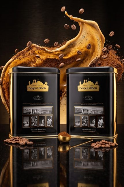Kahvesi 500 gr 2'li Metal Kutu Toplam 1 kg Geleneksel Kakuleli Dibek Kahvesi - Görsel 4