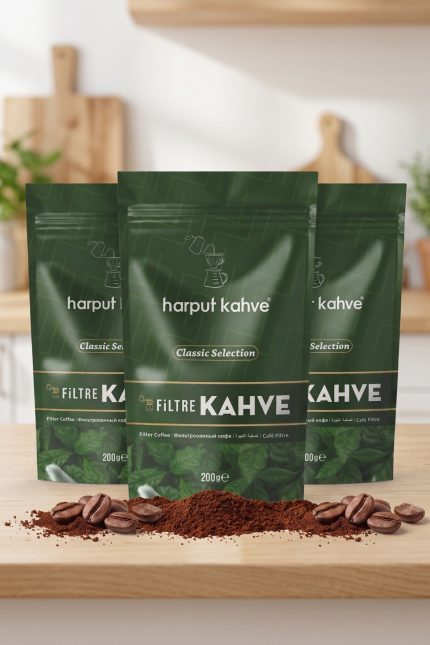 Harput Kahve Filtre Kahve 200 gr 3'lü Paket Toplam 600 gr Öğütülmüş French Press Uyumlu - Görsel 2