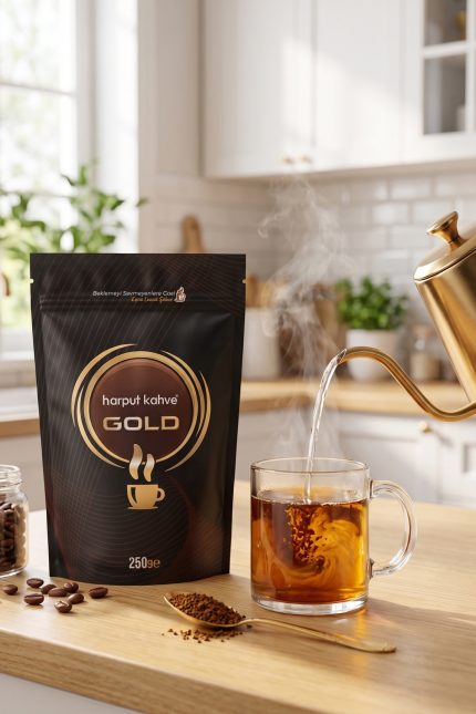 Gold Granül Kahve 250 gr Hazır Kahve Pratik Çözünebilir Instant Coffee Folyo Paket - Görsel 2