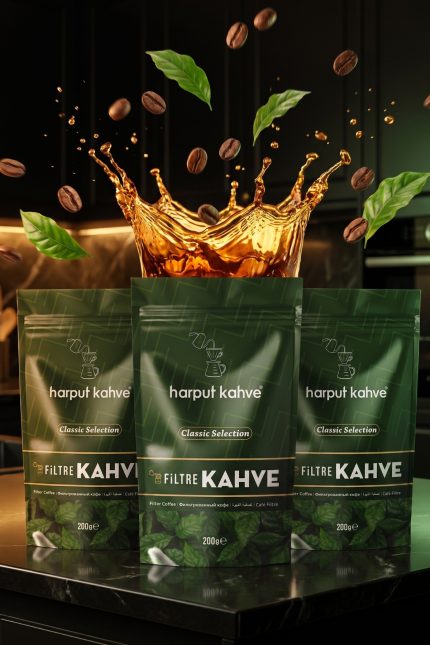 Harput Kahve Filtre Kahve 200 gr 3'lü Paket Toplam 600 gr Öğütülmüş French Press Uyumlu - Görsel 3