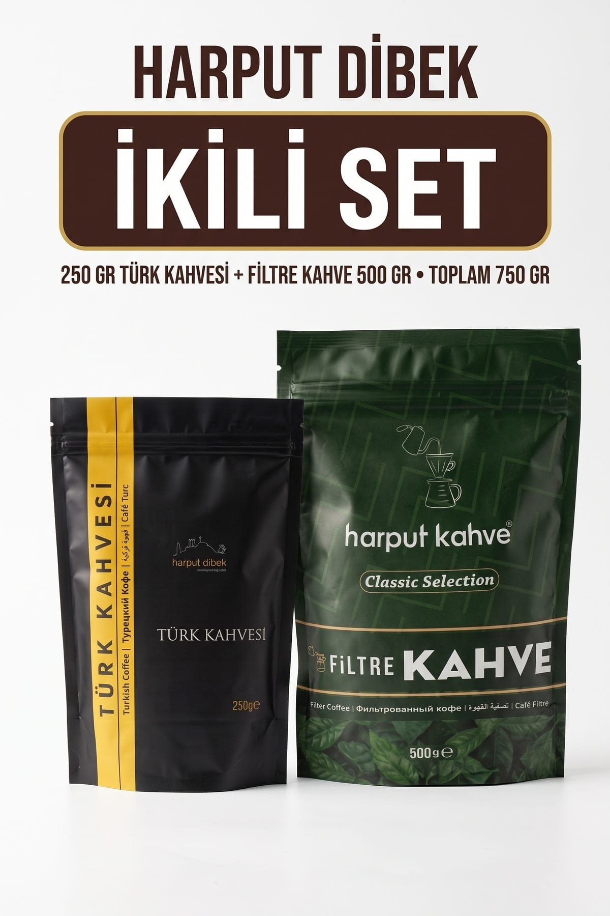 fc70e19e9b6a0944.jpg İkili Set 250 gr Türk Kahvesi + 500 gr Filtre Kahve (Toplam 750 gr) - Görsel 1